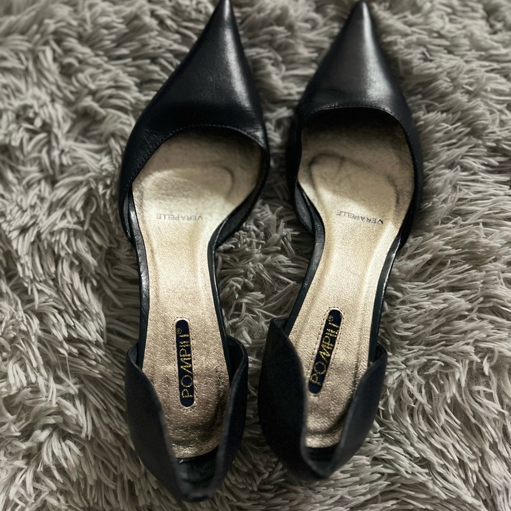 Pompili by Vera PELLE short high heels color blue